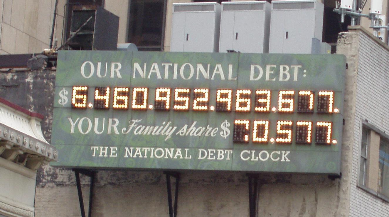 US national debt clock